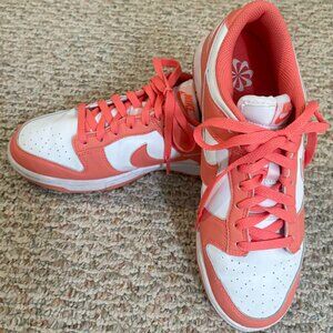 Nike Dunks Low Coral Sneakers Shoe